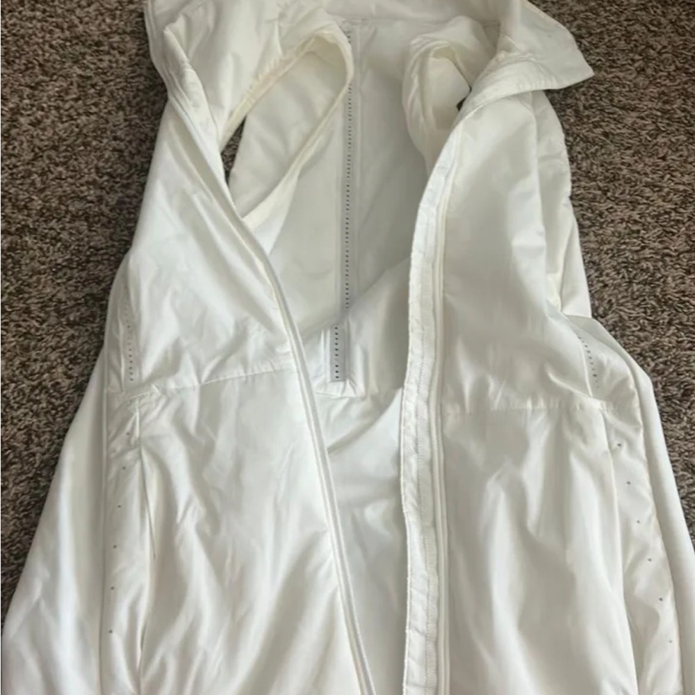 Lululemon Athletica White Vest Jacket